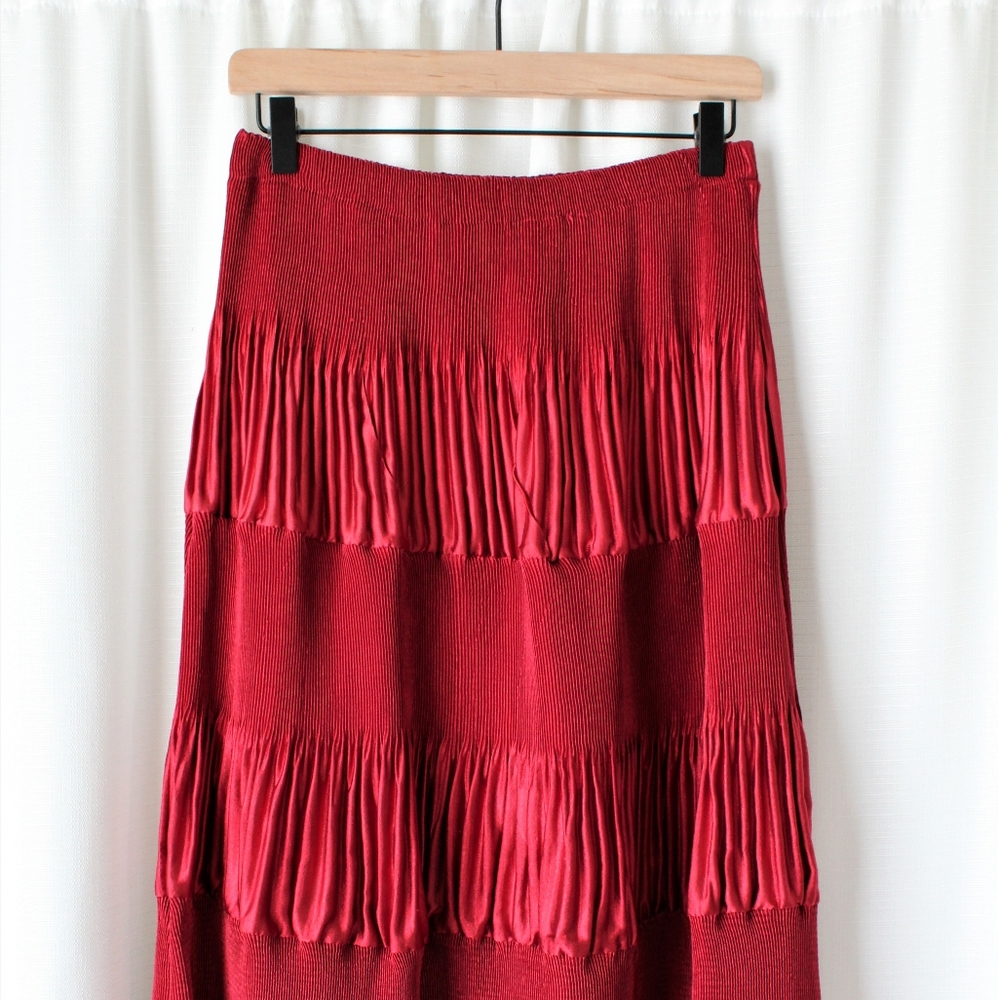 Jerry T. Dazzling Crinkle Skirt